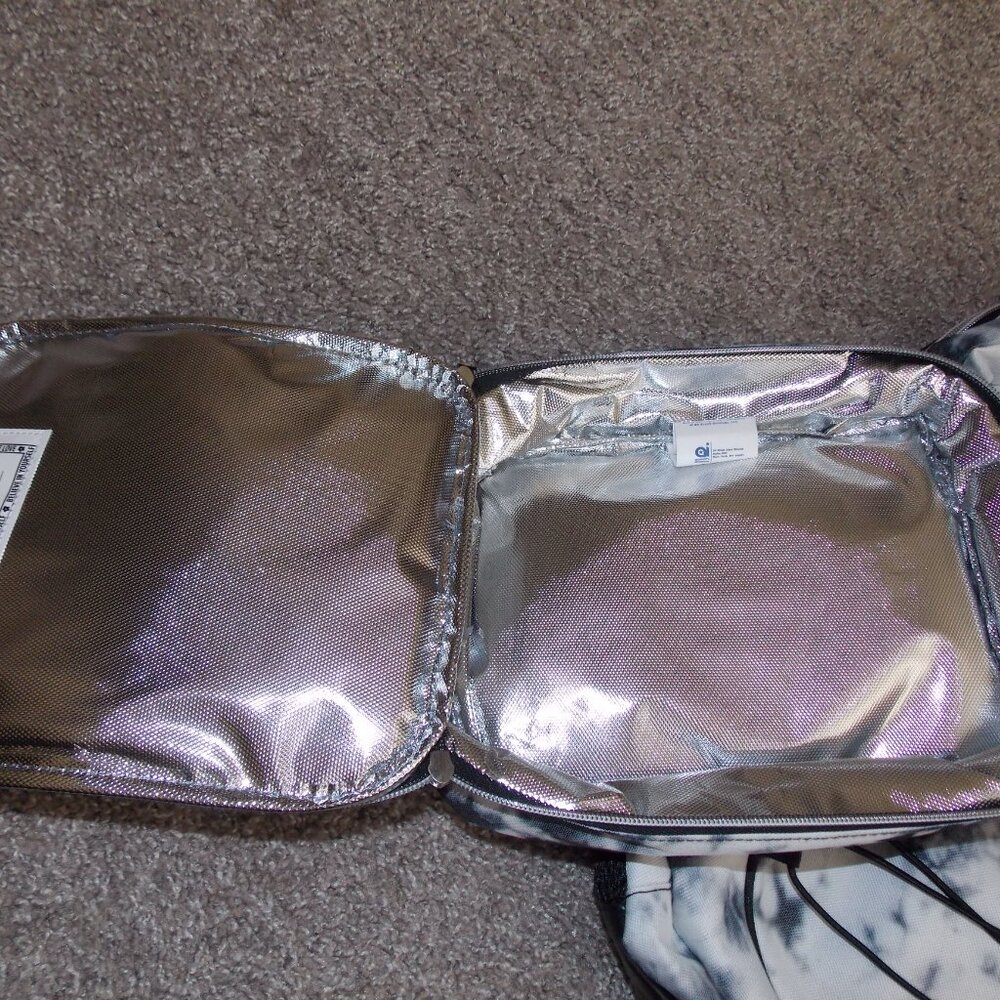 NWT-Limited Too Colorblock Ripstop Backpack & Lunch Bag Set - Picture 4 of 10